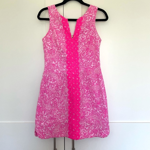 Lily Pulitzer pink Ryder shirt dress size 2 - Picture 2 of 6